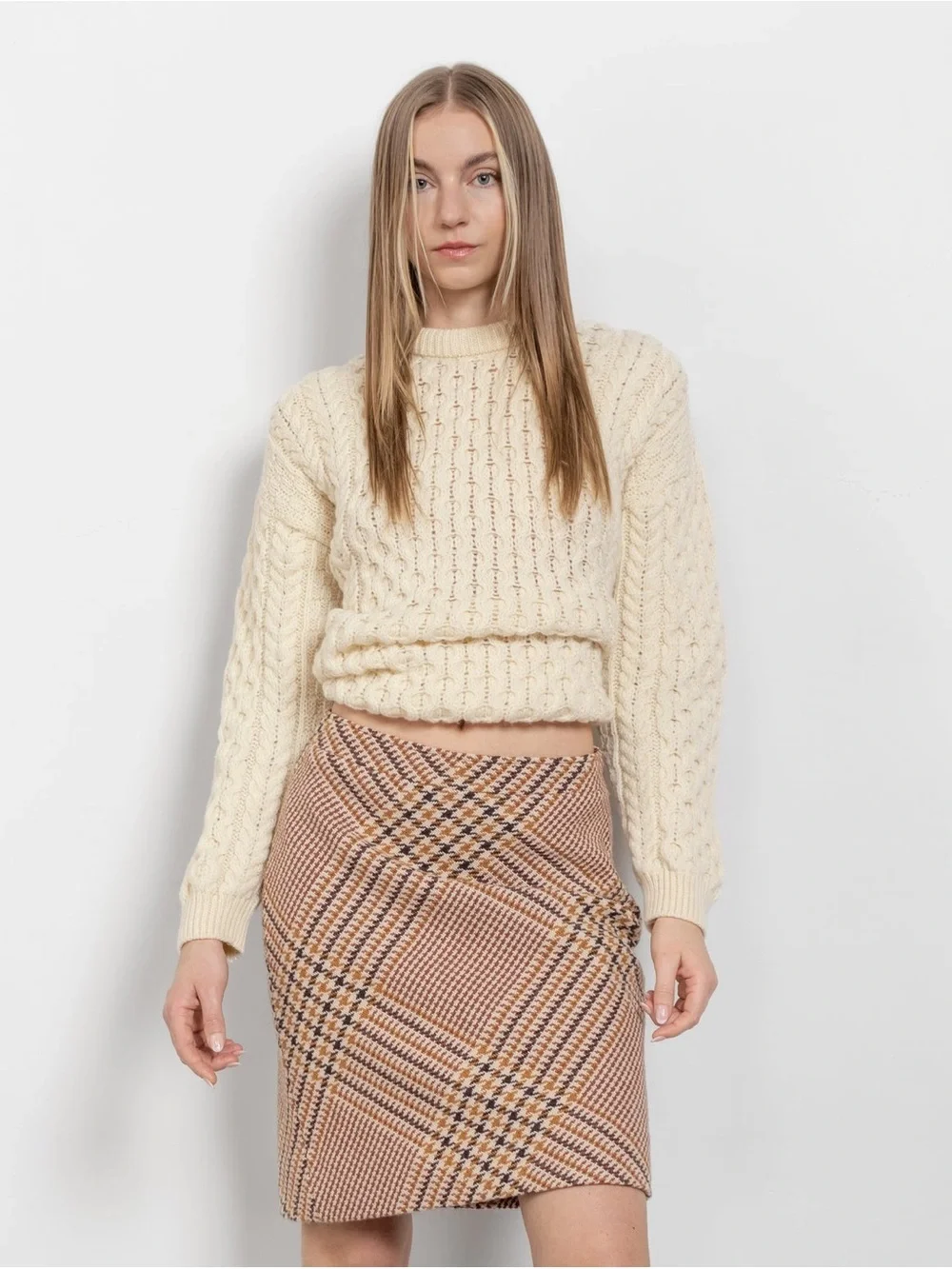 Vintage Tory Burch Jasmine Wool Pencil Skirt